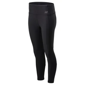 New Balance Womens Sport Space Dye Fun Crop Tights - Black