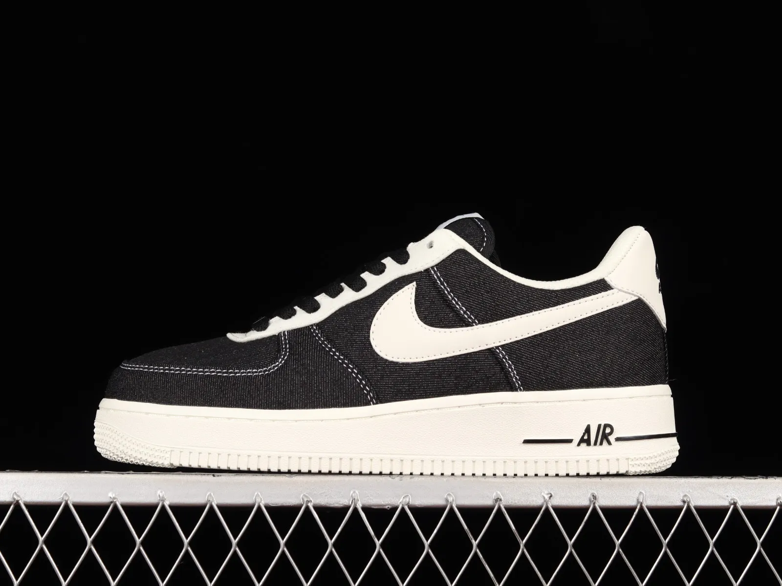 Nike Air Force 1 07 Low Denim Black Beige White DG2296-001