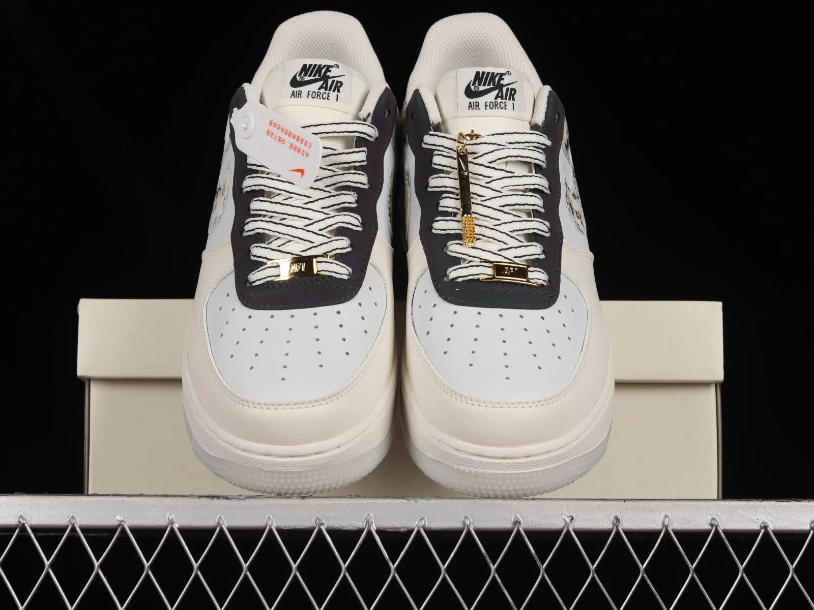 Nike Air Force 1 07 Low Empty City Plan White Green Metallic Gold ZG0088-802