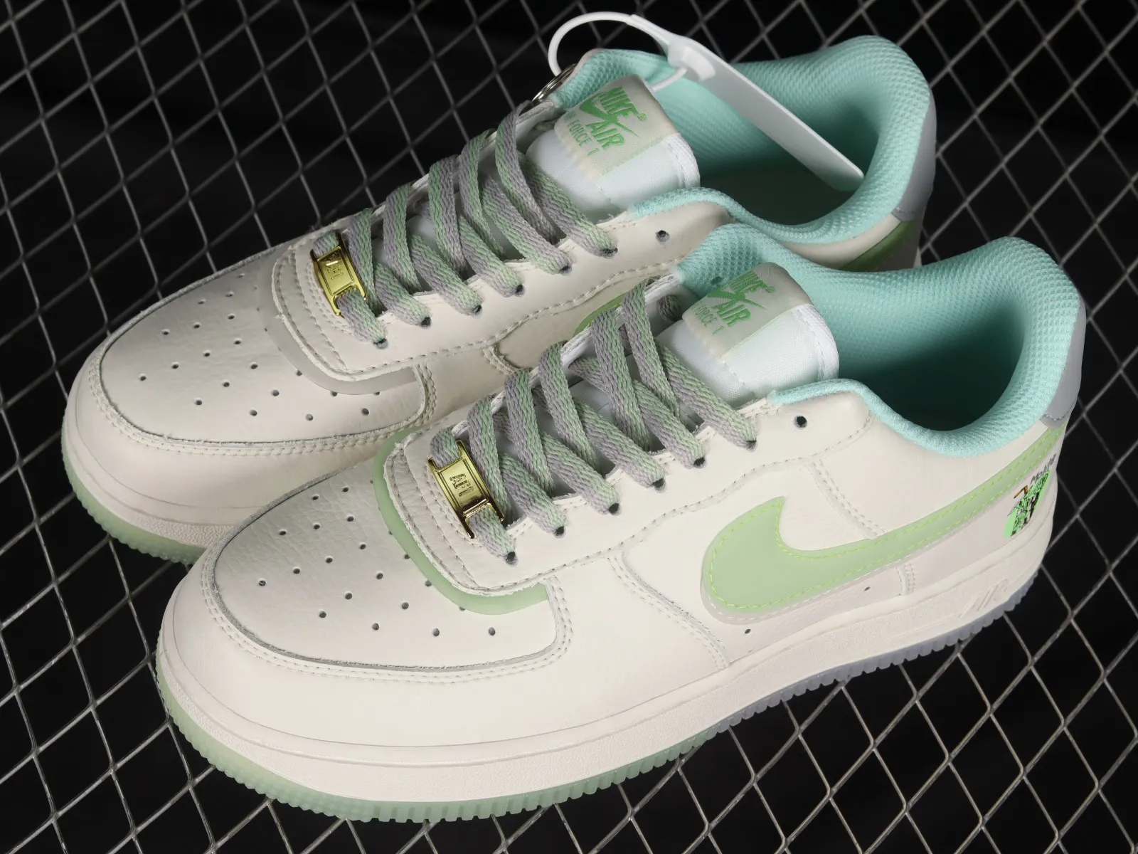 Nike Air Force 1 07 Low Mojito Green Grey White CW1574-802