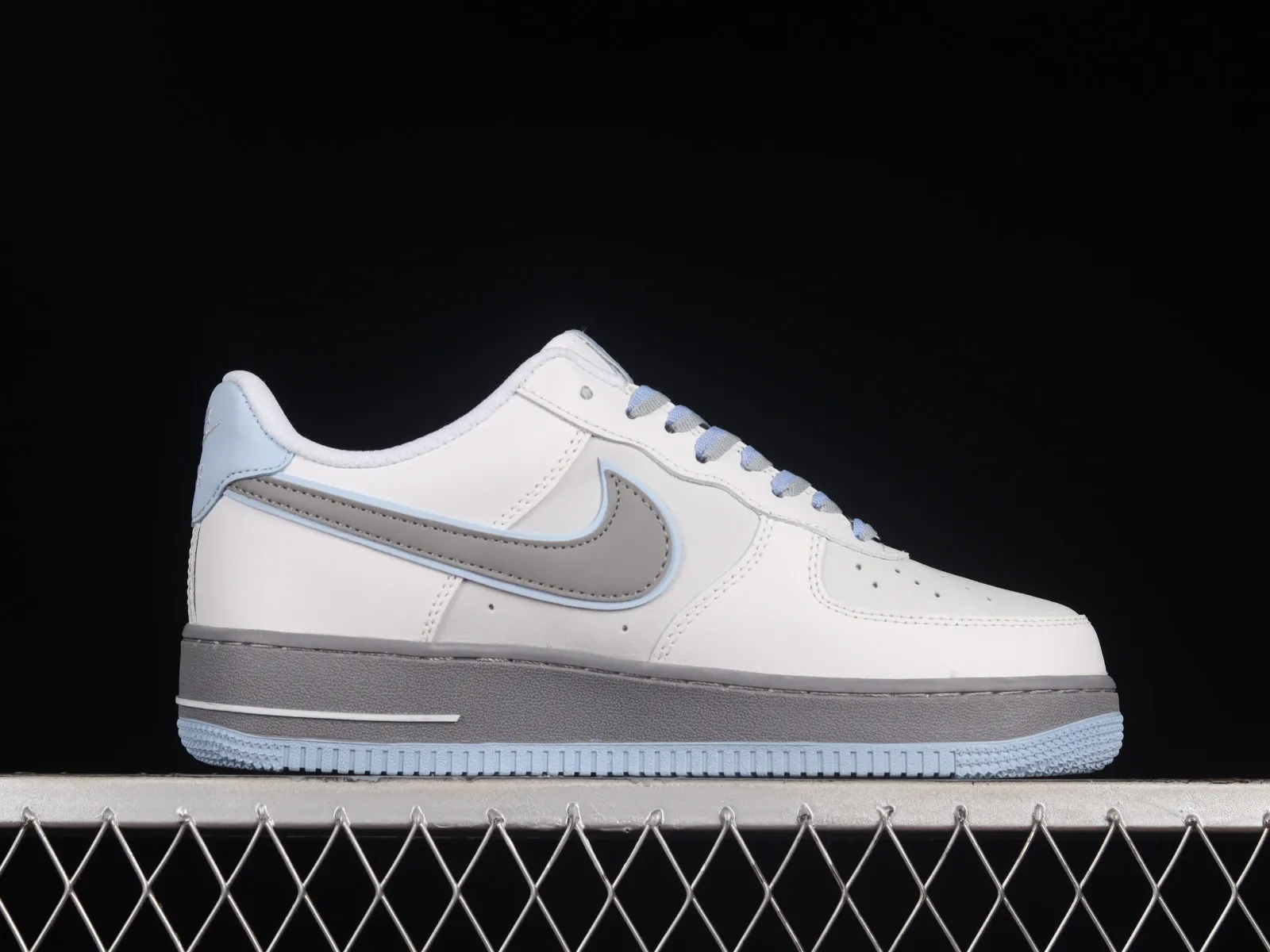 Nike Air Force 1 07 Low White Dark Grey Blue ZG0088-803