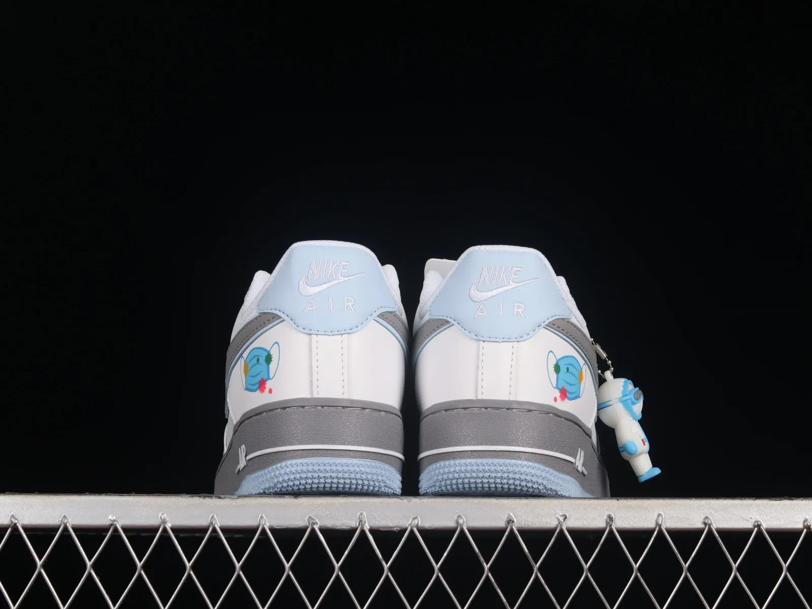 Nike Air Force 1 07 Low White Dark Grey Blue ZG0088-803