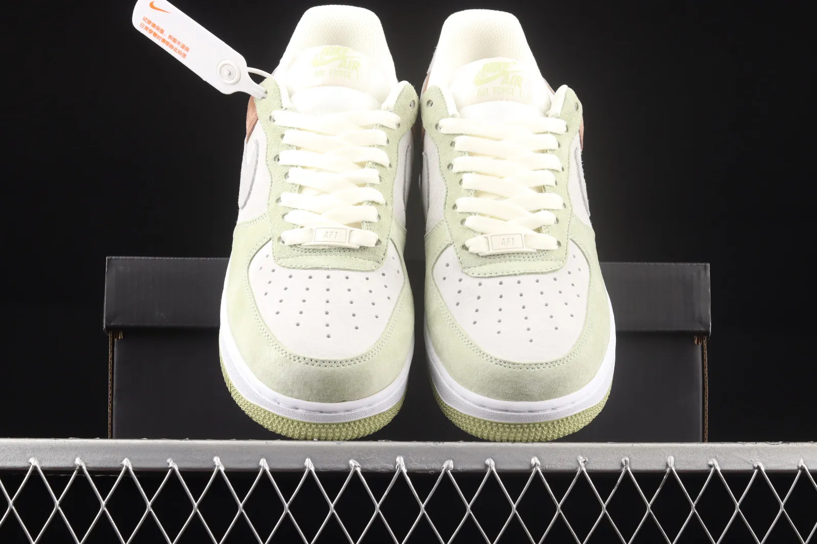 Nike Air Force 1 07 Low White Light Green Grey Brown DL5819-618