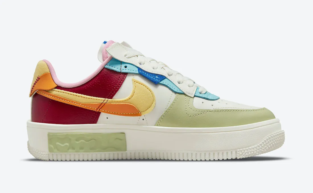 Nike Air Force 1 Fontanka St. Petersburg Raves Sail Saturn Gold Multi-Color DO6719-100