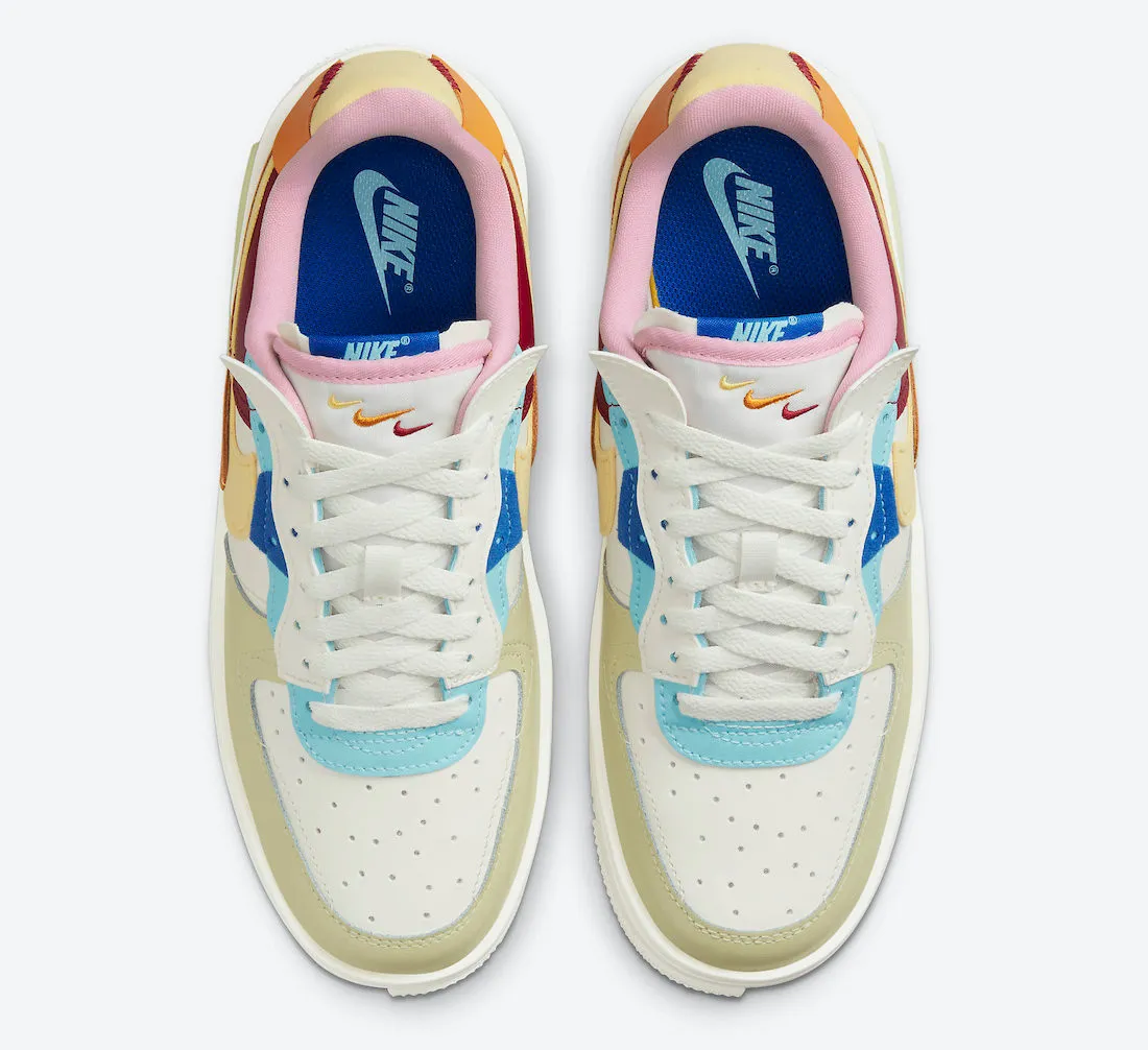 Nike Air Force 1 Fontanka St. Petersburg Raves Sail Saturn Gold Multi-Color DO6719-100