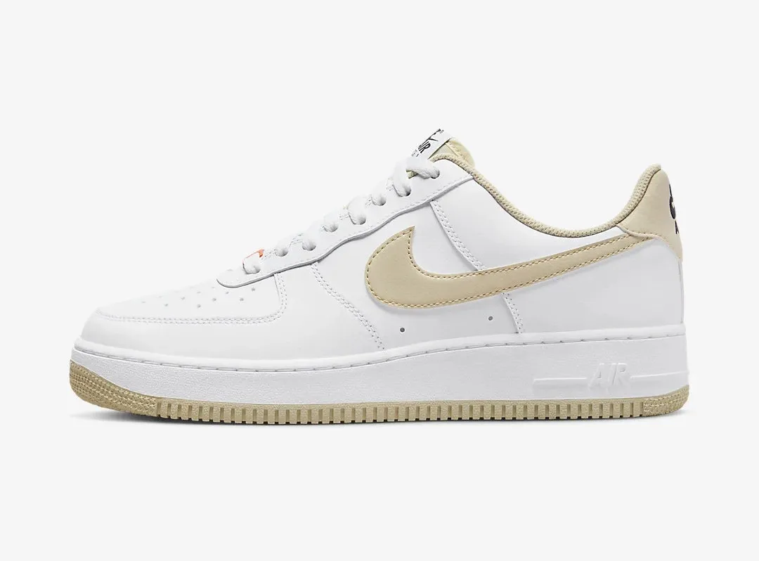 Nike Air Force 1 Low 07 White Rattan Team Orange Coconut Milk DZ2771-121