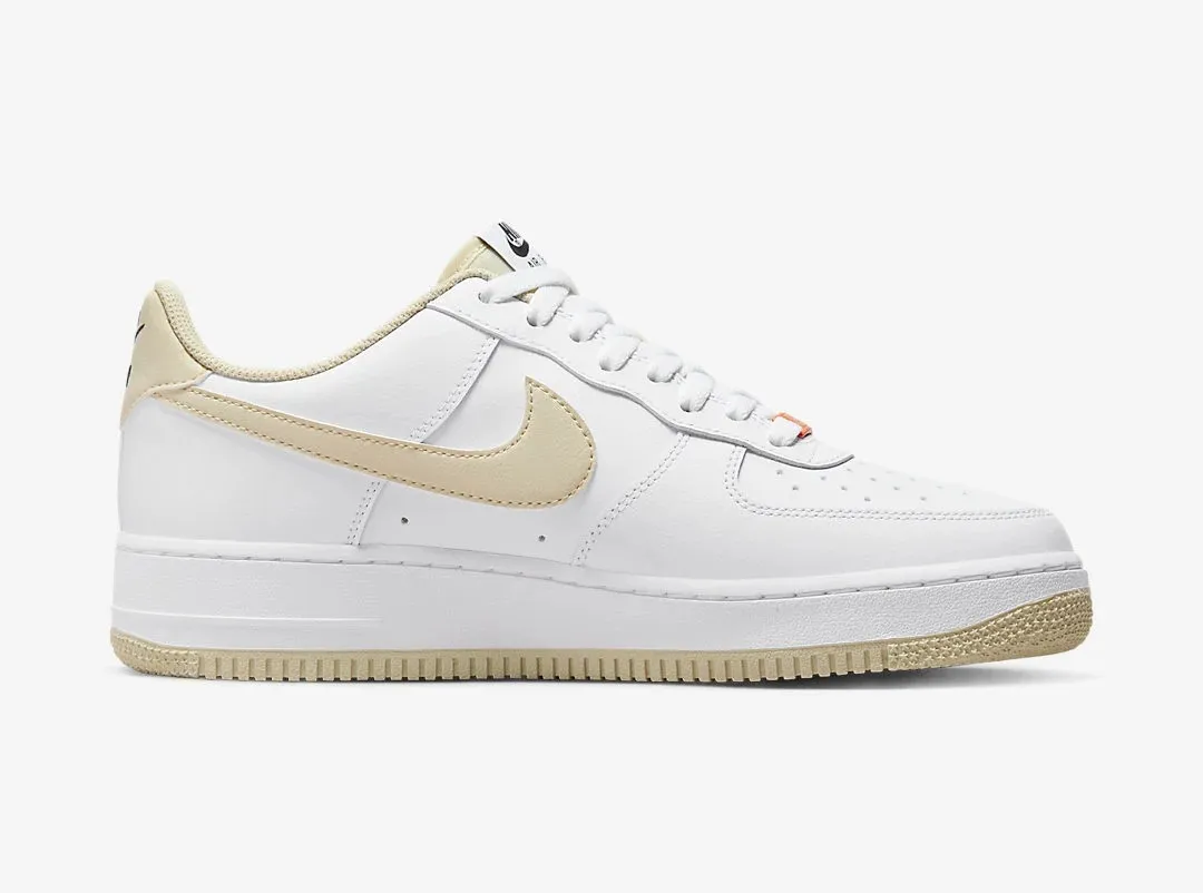 Nike Air Force 1 Low 07 White Rattan Team Orange Coconut Milk DZ2771-121