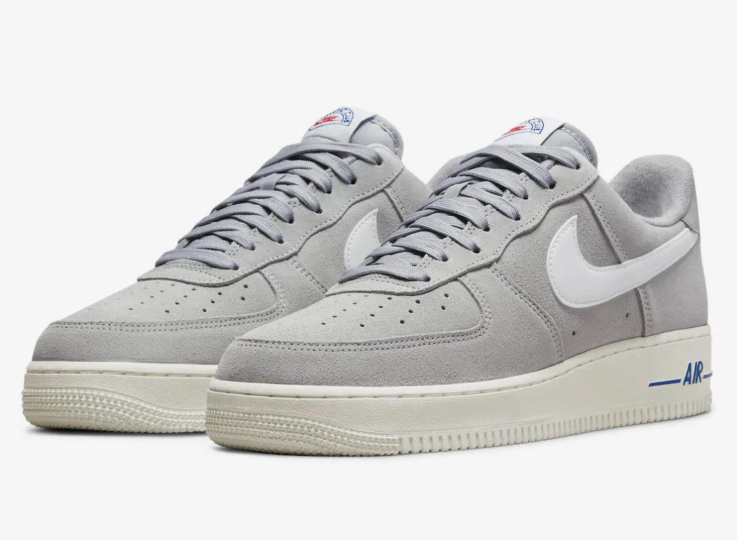 Nike Air Force 1 Low Athletic Club Light Smoke Grey White Sail Hyper Royal DH7435-001