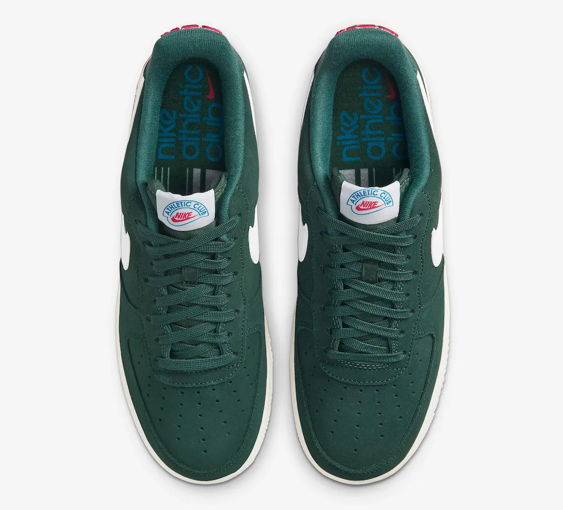 Nike Air Force 1 Low Athletic Club Pro Green White Sail Gym Red DH7435-300