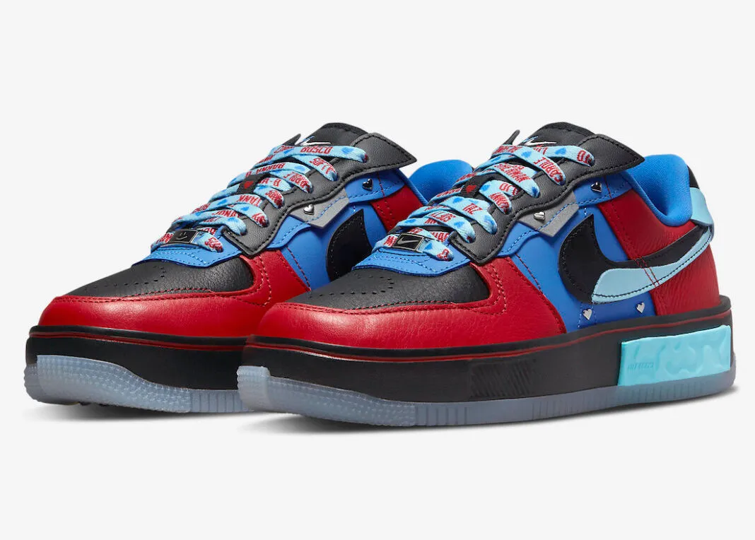 Nike Air Force 1 Low Fontanka Doernbecher Cidni Black Blue Red DR6259-600