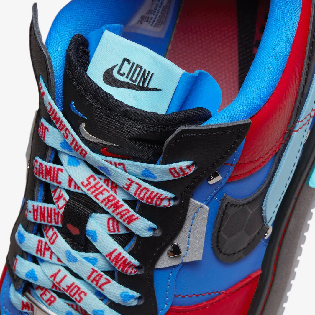 Nike Air Force 1 Low Fontanka Doernbecher Cidni Black Blue Red DR6259-600