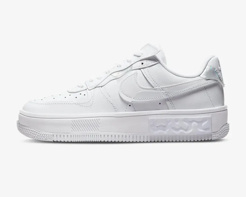 Nike Air Force 1 Low Fontanka Triple White Iridescent DQ5021-100