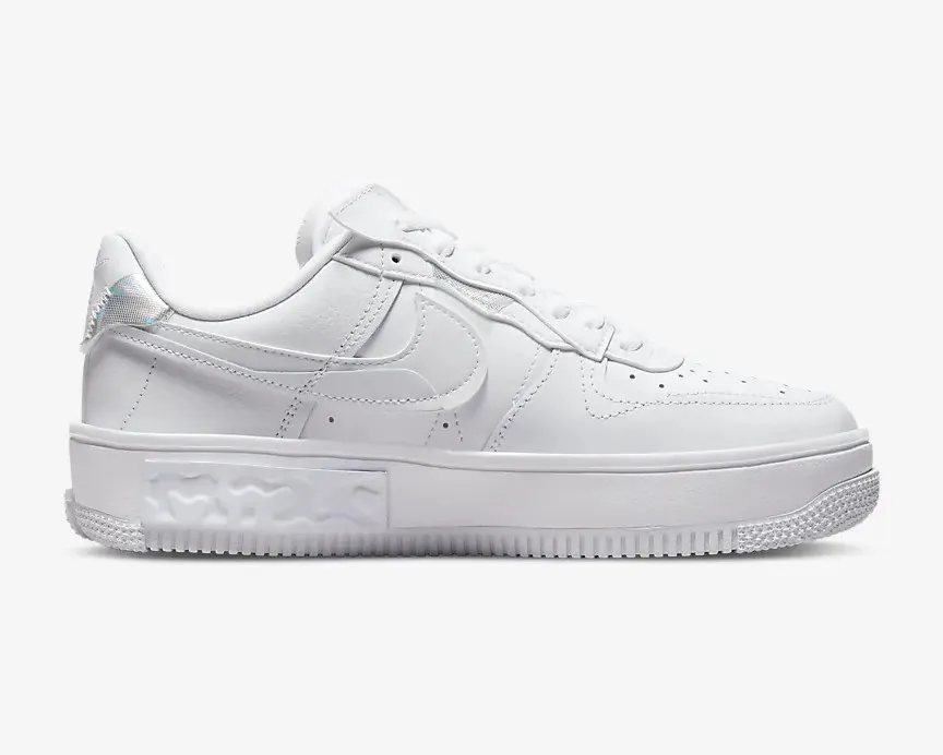 Nike Air Force 1 Low Fontanka Triple White Iridescent DQ5021-100