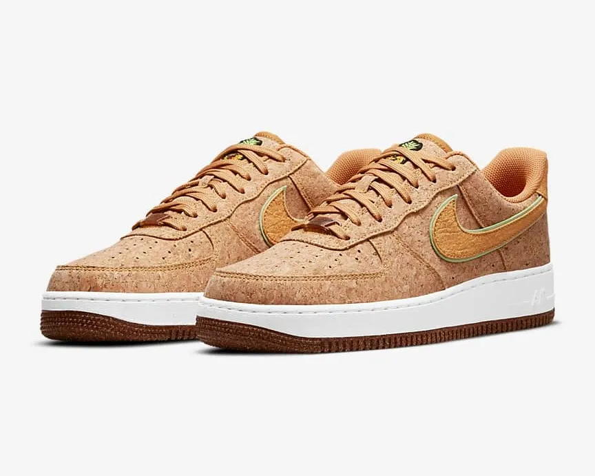 Nike Air Force 1 Low Happy Pineapple Multi-Color Flax Lime Glow Metallic Gold DJ2536-900