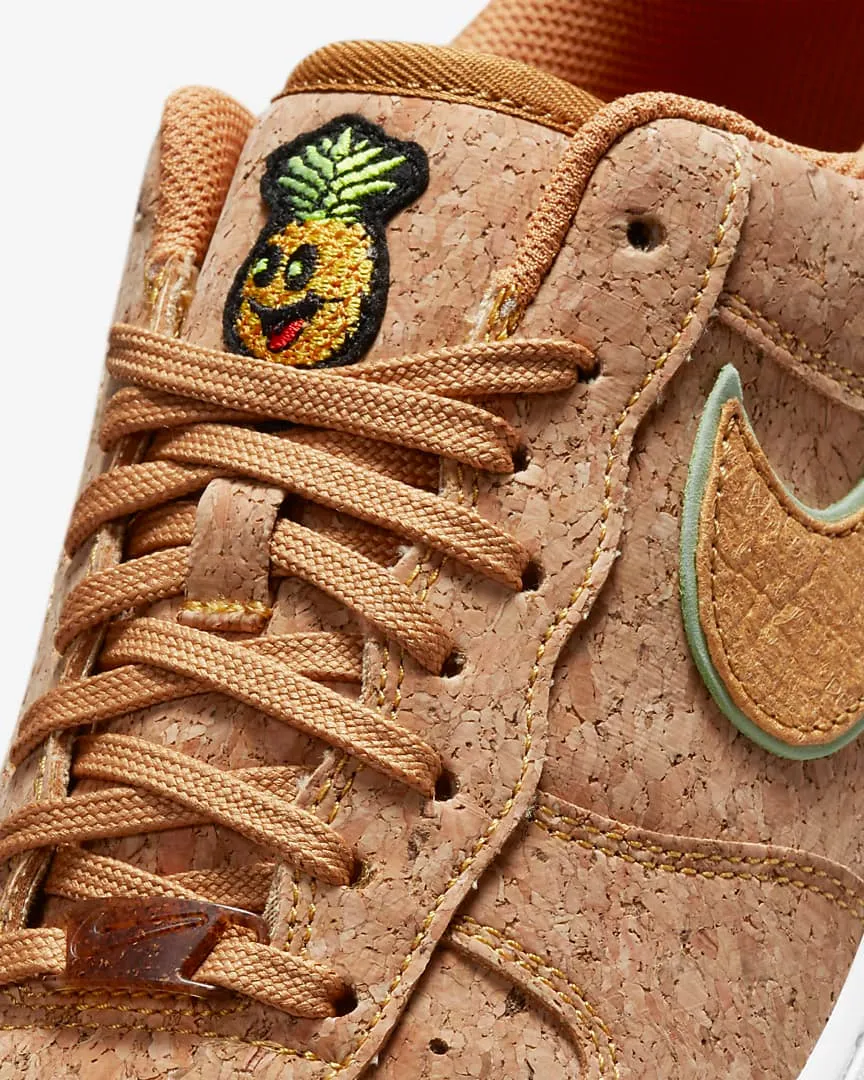 Nike Air Force 1 Low Happy Pineapple Multi-Color Flax Lime Glow Metallic Gold DJ2536-900