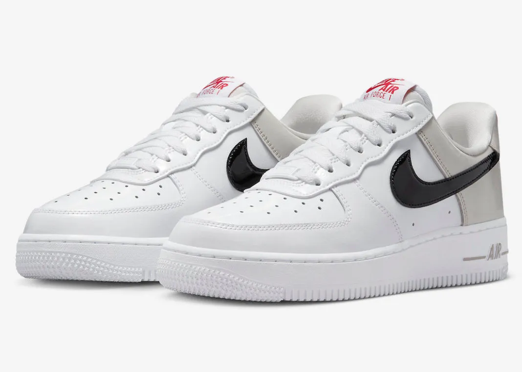 Nike Air Force 1 Low Light Iron Ore Black White DQ7570-001