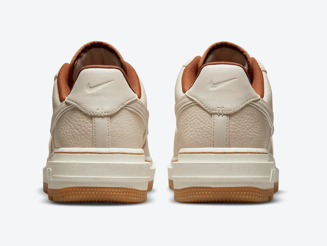 Nike Air Force 1 Low Luxe Pearl White Pecan Gum Yellow Pale Ivory DB4109-200