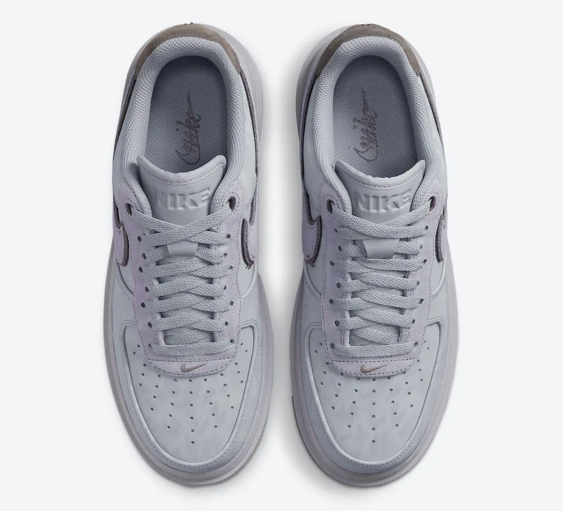 Nike Air Force 1 Low Luxe Purple Dye Grey Dark Brown DD9605-500