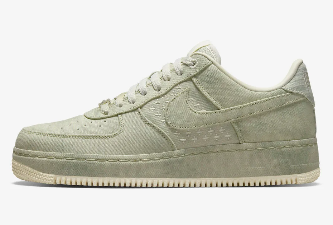 Nike Air Force 1 Low NAI-KE Olive Canvas Sail DV4246-333