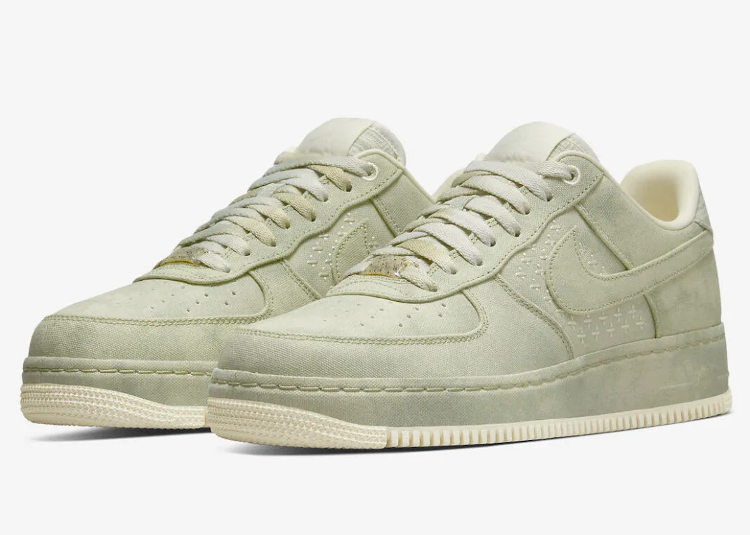 Nike Air Force 1 Low NAI-KE Olive Canvas Sail DV4246-333