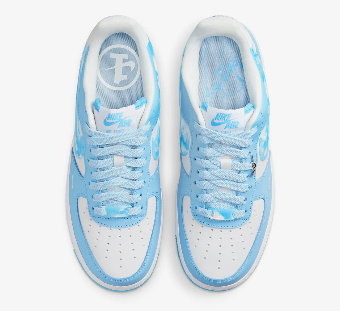 Nike Air Force 1 Low Nail Art White University Blue DX2937-100