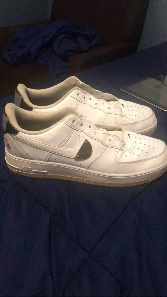 Nike Air Force 1 Low NBA White Grey Gum