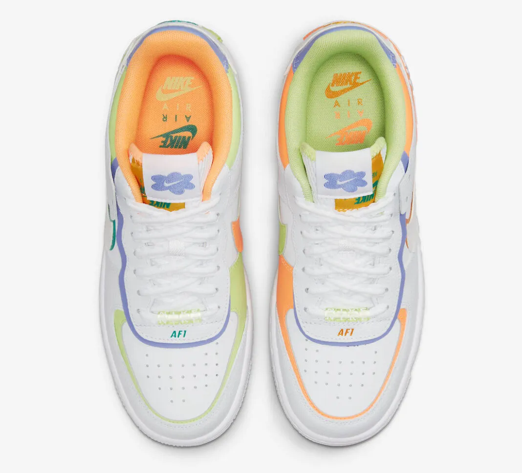 Nike Air Force 1 Low Shadow White Peach Cream Light Liquid Lime DX3718-100