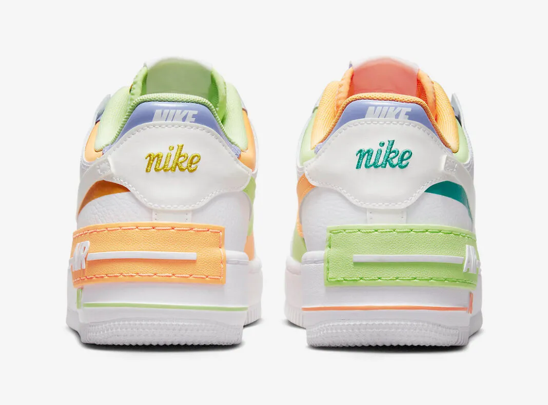 Nike Air Force 1 Low Shadow White Peach Cream Light Liquid Lime DX3718-100