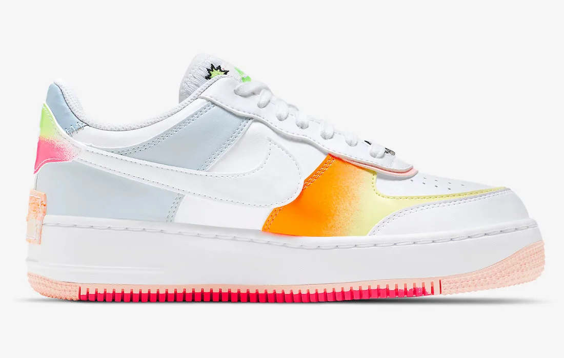 Nike Air Force 1 Low Shadow White Pink Orange DV1364-111