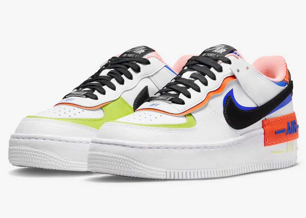 Nike Air Force 1 Low Shadow White Racer Blue Atomic Green DV2186-100