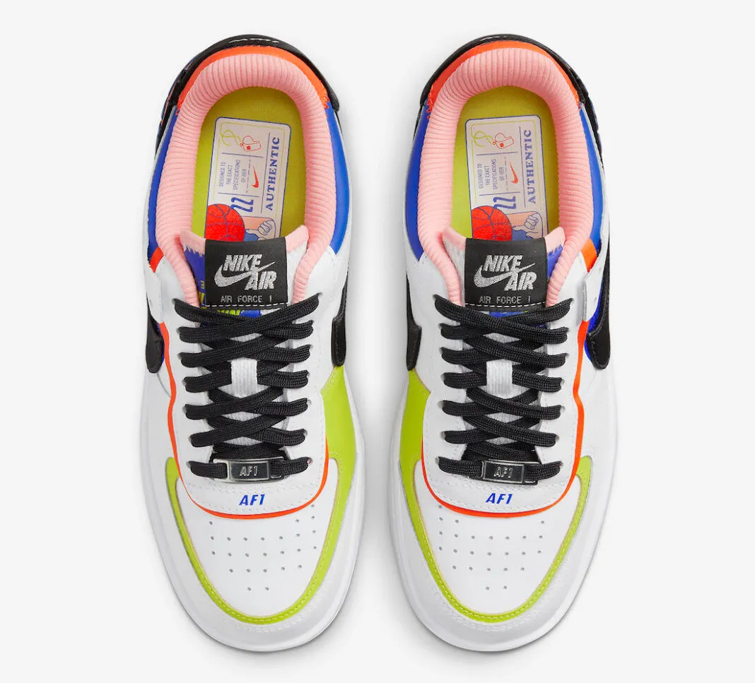 Nike Air Force 1 Low Shadow White Racer Blue Atomic Green DV2186-100