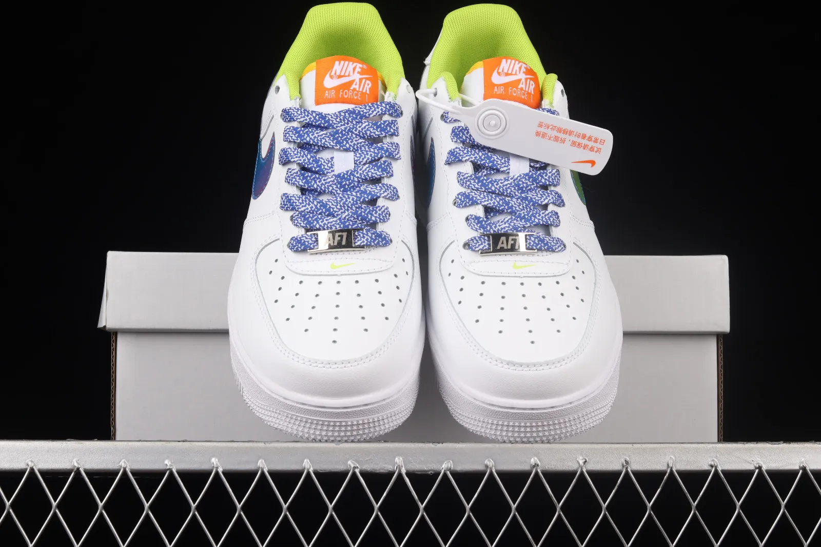 Nike Air Force 1 Low Summit White Black Oil Green Rattan DQ7767-100