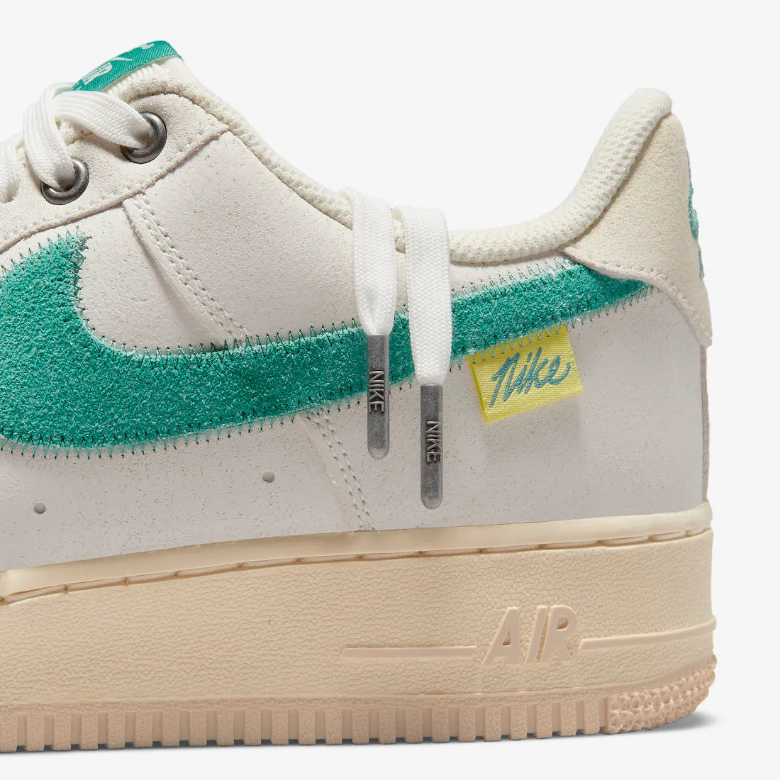 Nike Air Force 1 Low Test of Time Sail Coconut Milk Pearl White Green Noise DO5876-100