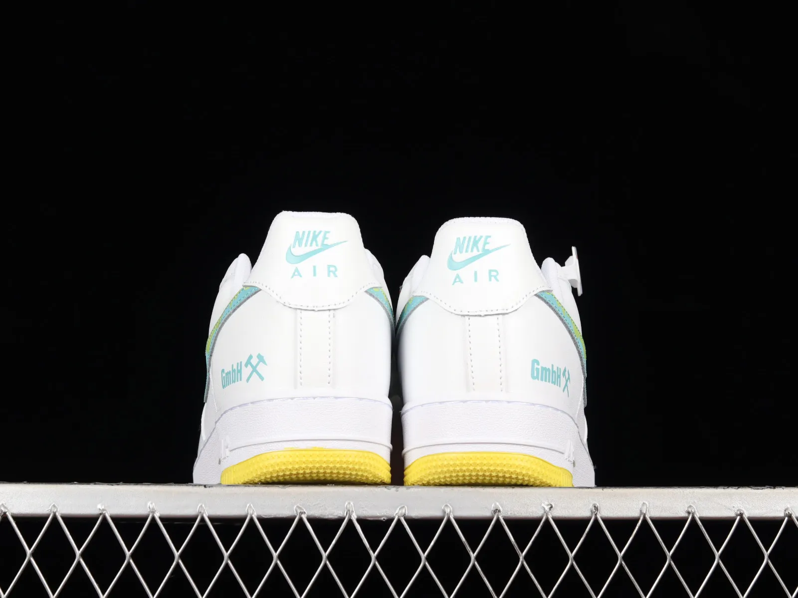 Nike Air Force 1 Low White Light Green Tick Yellow AF1234-001