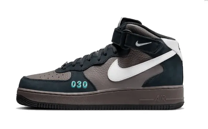 Nike Air Force 1 Mid Berlin Cave Stone Off Noir Washed Teal DR0296-200