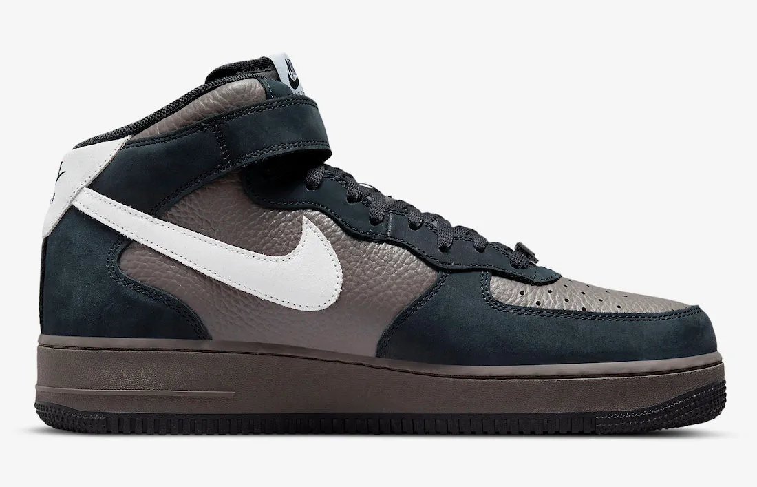 Nike Air Force 1 Mid Berlin Cave Stone Off Noir Washed Teal DR0296-200