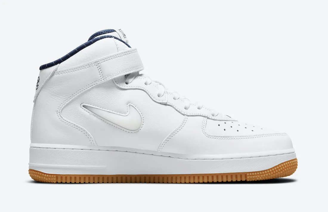 Nike Air Force 1 Mid QS Jewel NYC White Midnight Navy DH5622-100