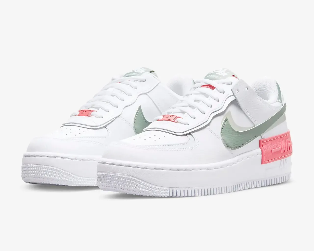 Nike Air Force 1 Shadow Archeo Pink White Seafoam Gypsy Rose CI0919-112