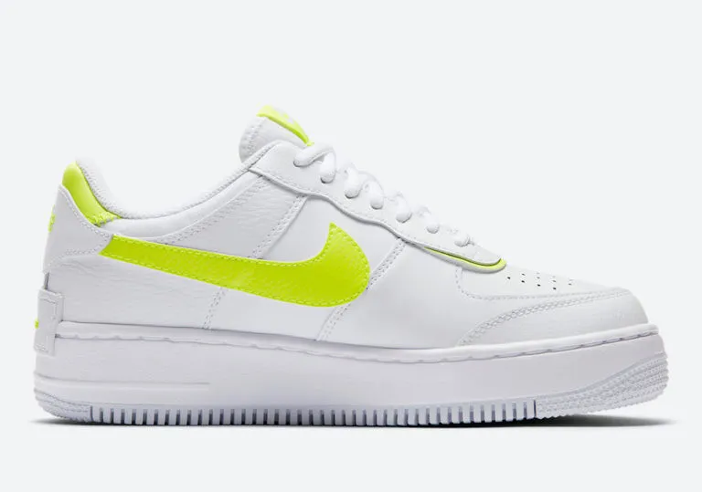 Nike Air Force 1 Shadow White Lemon Venom CI0919-104