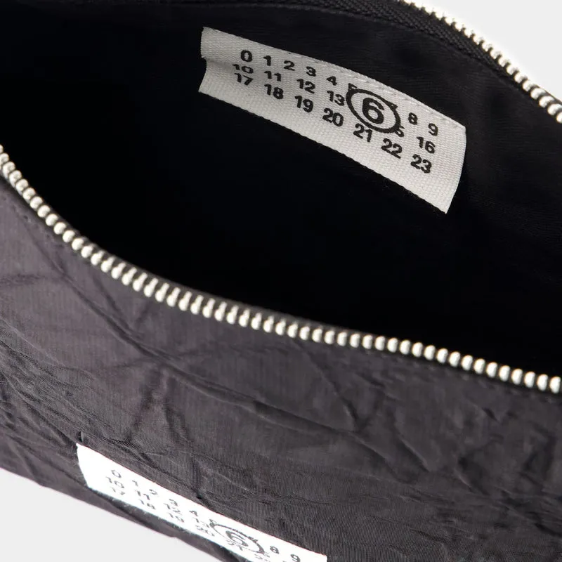 Numeric Shoulder Bag - MM6 Maison Margiela - Nylon - Black