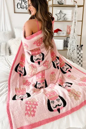 Nutcracker Dreams Fuzzy Throw Blanket (Nutcracker Print)