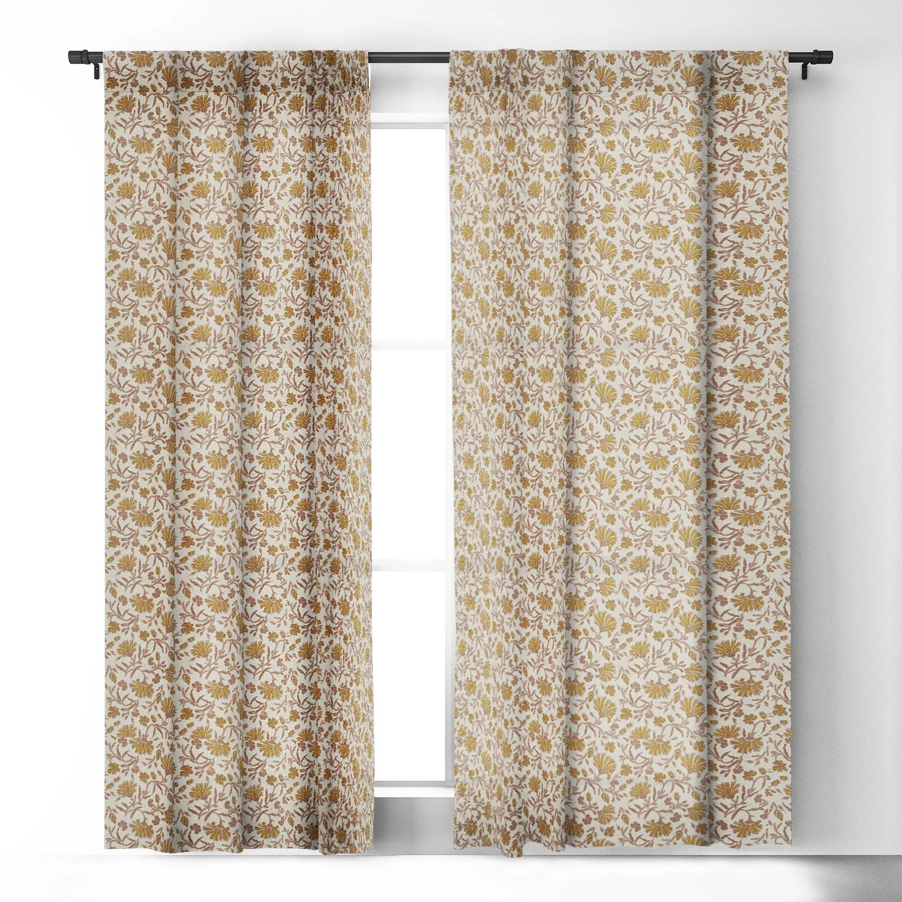 Ole Kalami Beach Blackout Window Curtains (DS)