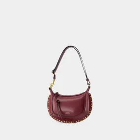 Oskan Moon Gd Shoulder Bag - Isabel Marant - Leather - Burgundy