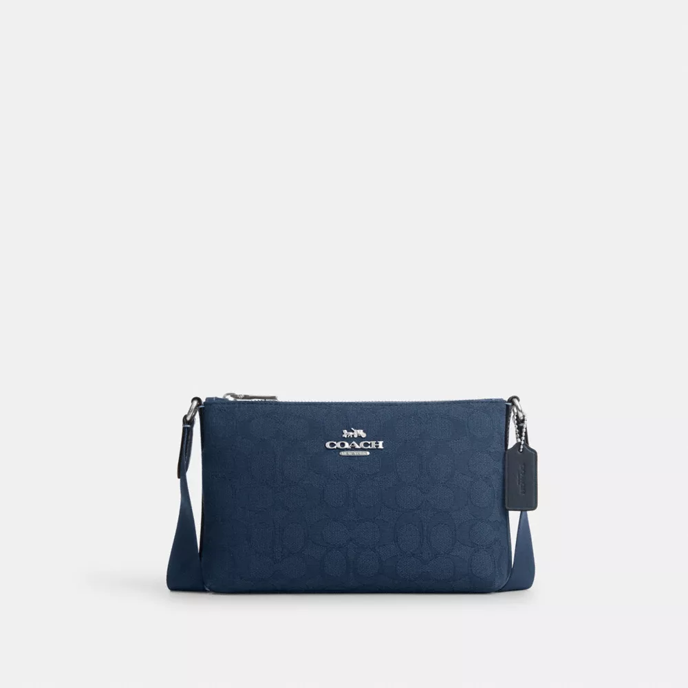 Pace Slim Crossbody Bag In Signature Jacquard