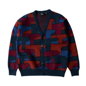 Parra Canyons All Over Knitted Cardigan - Multi