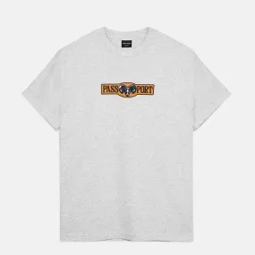 Pass Port Skateboards - Ram Embroidered T-Shirt - Ash