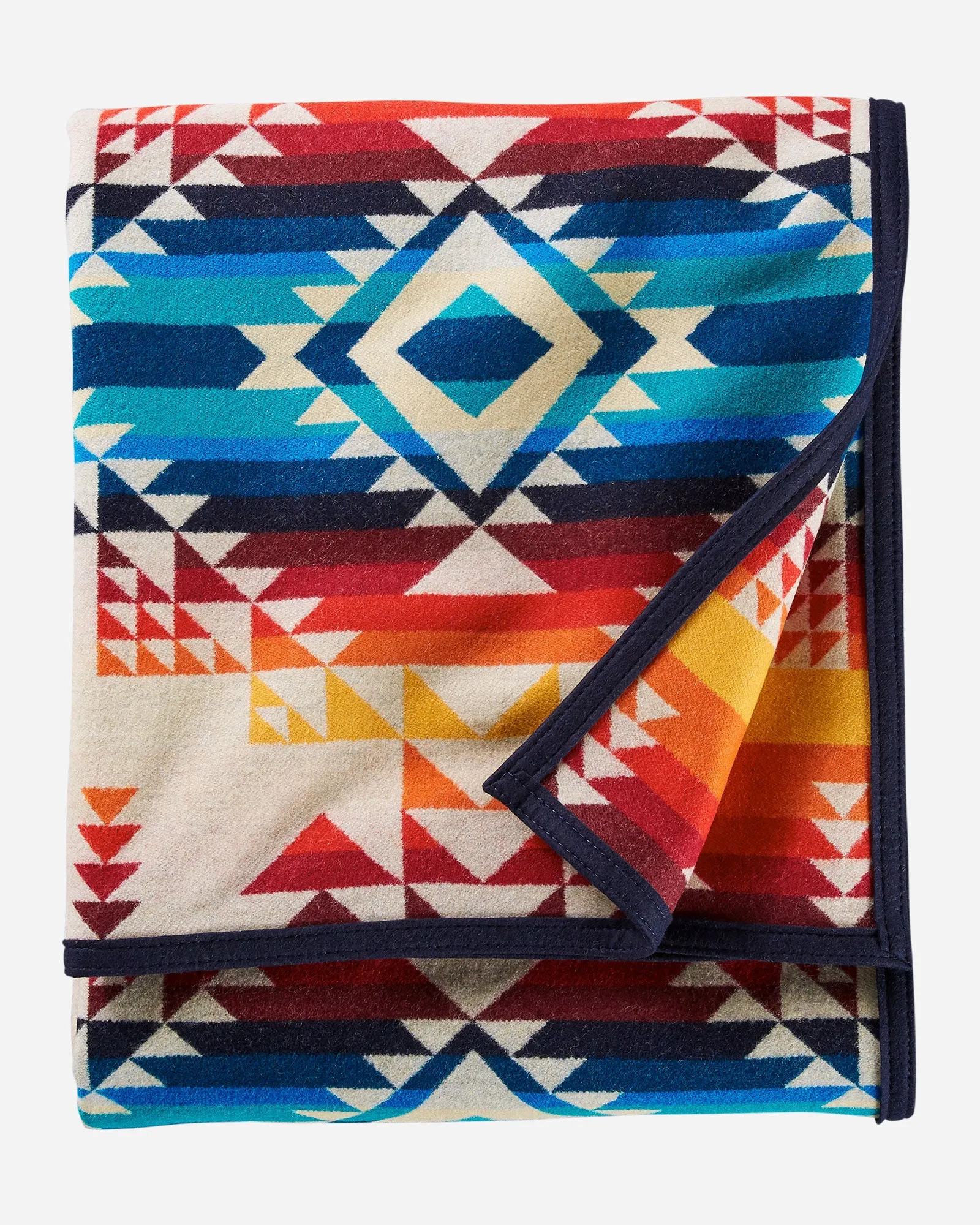 Pendleton Pilot Rock Blanket, Ivory