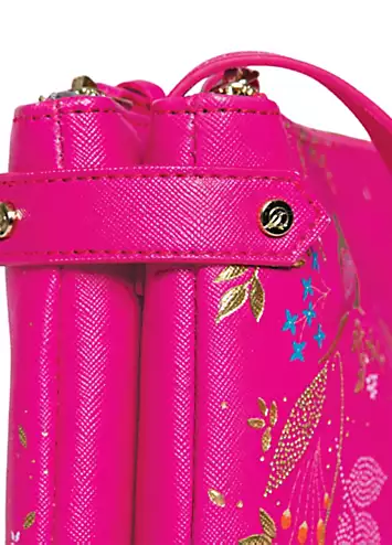 Pink Chelsea Zip Top Crossbody Bag by Sara Miller | Look Again