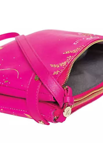 Pink Chelsea Zip Top Crossbody Bag by Sara Miller | Look Again