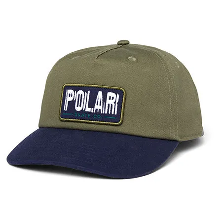 Polar Skateboards Earthquake Patch Snap-Back Cap